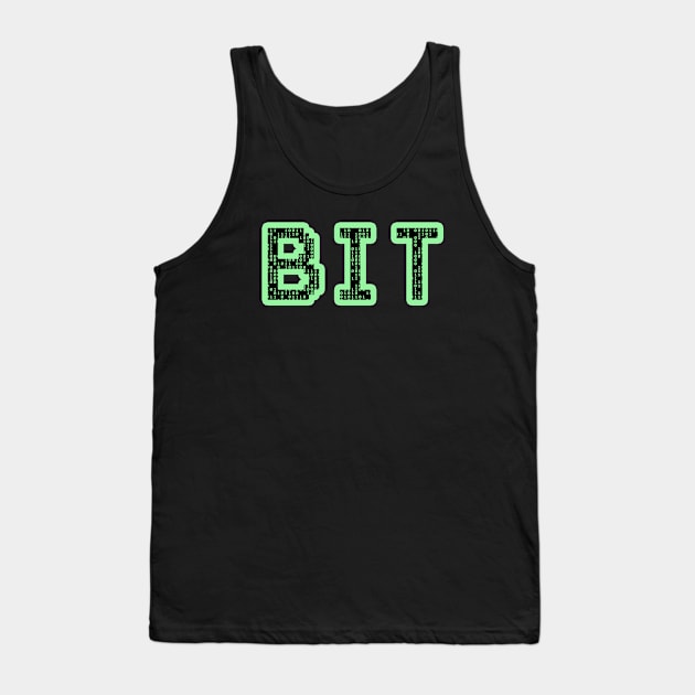 Bit IT design Tank Top by Gaspar Avila